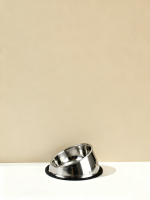 防翻斜口不锈钢宠物碗