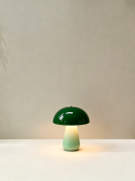 优雅墨绿渐变陶瓷灯