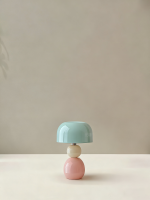 撞色拼搭陶瓷灯