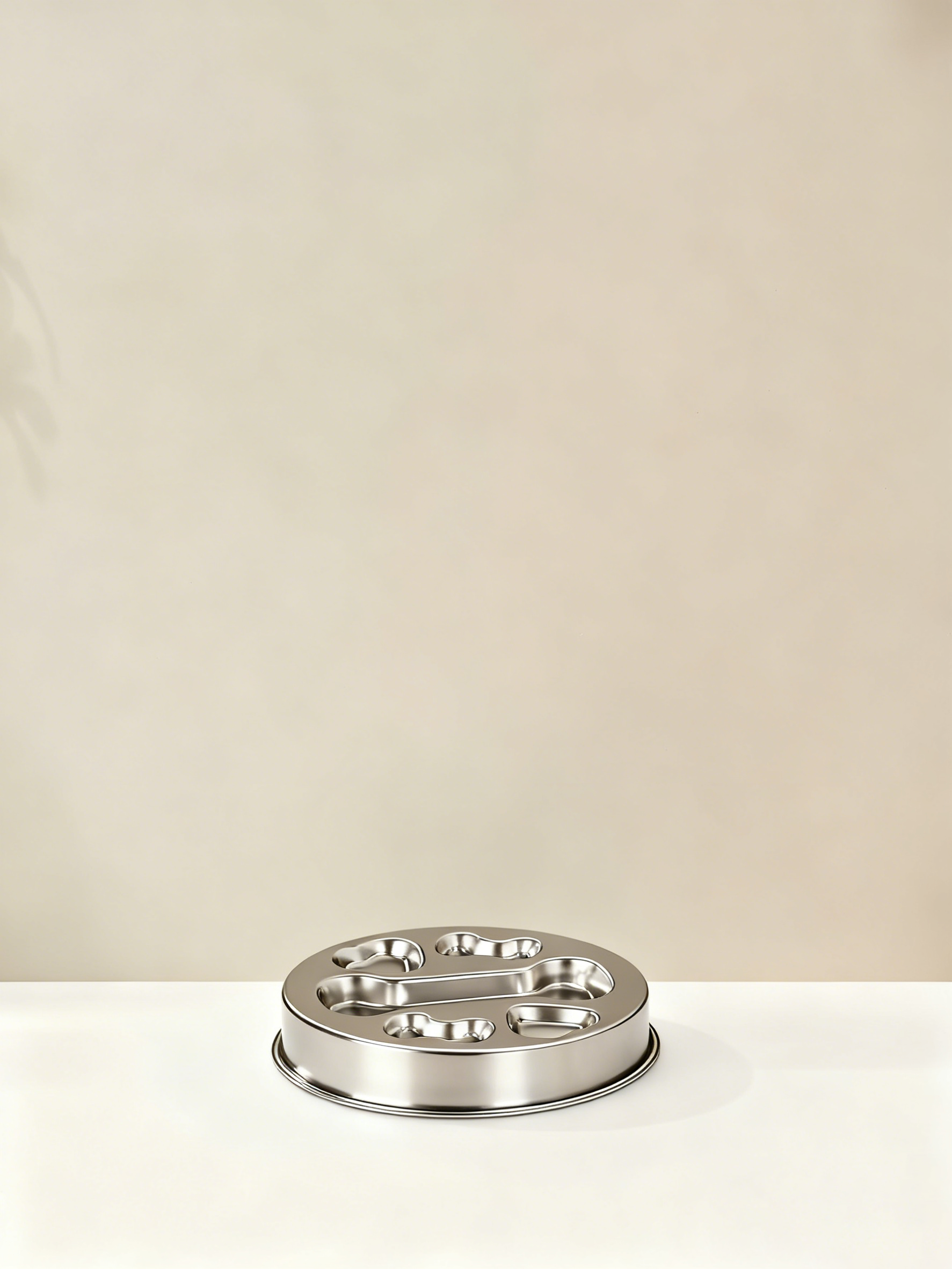 不锈钢宠物慢食碗