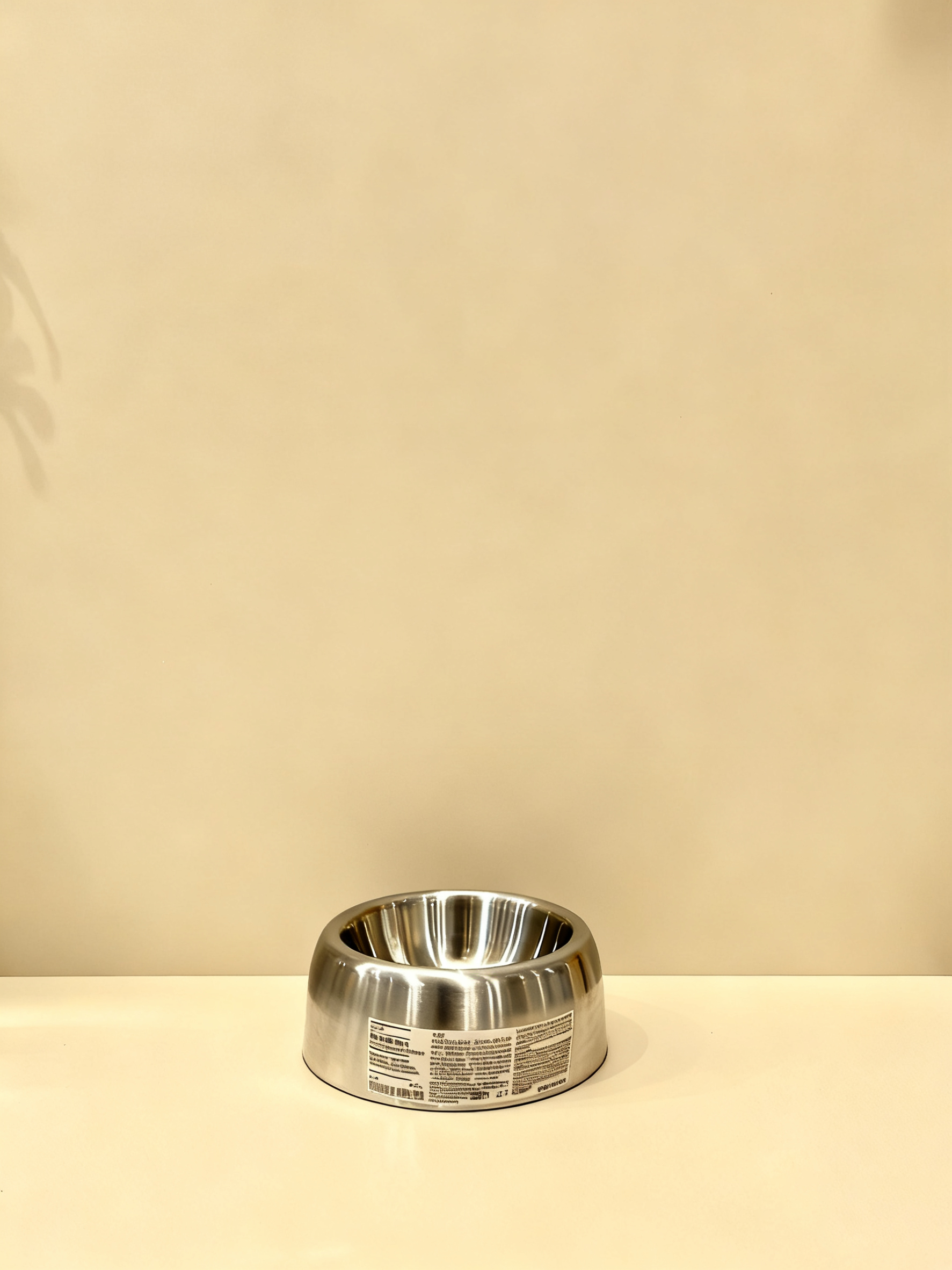 简约不锈钢宠物碗