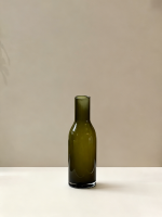 简约时尚墨绿色玻璃瓶