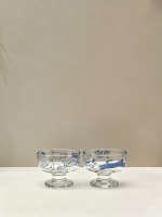 矮脚猫狗贴图玻璃宠物碗