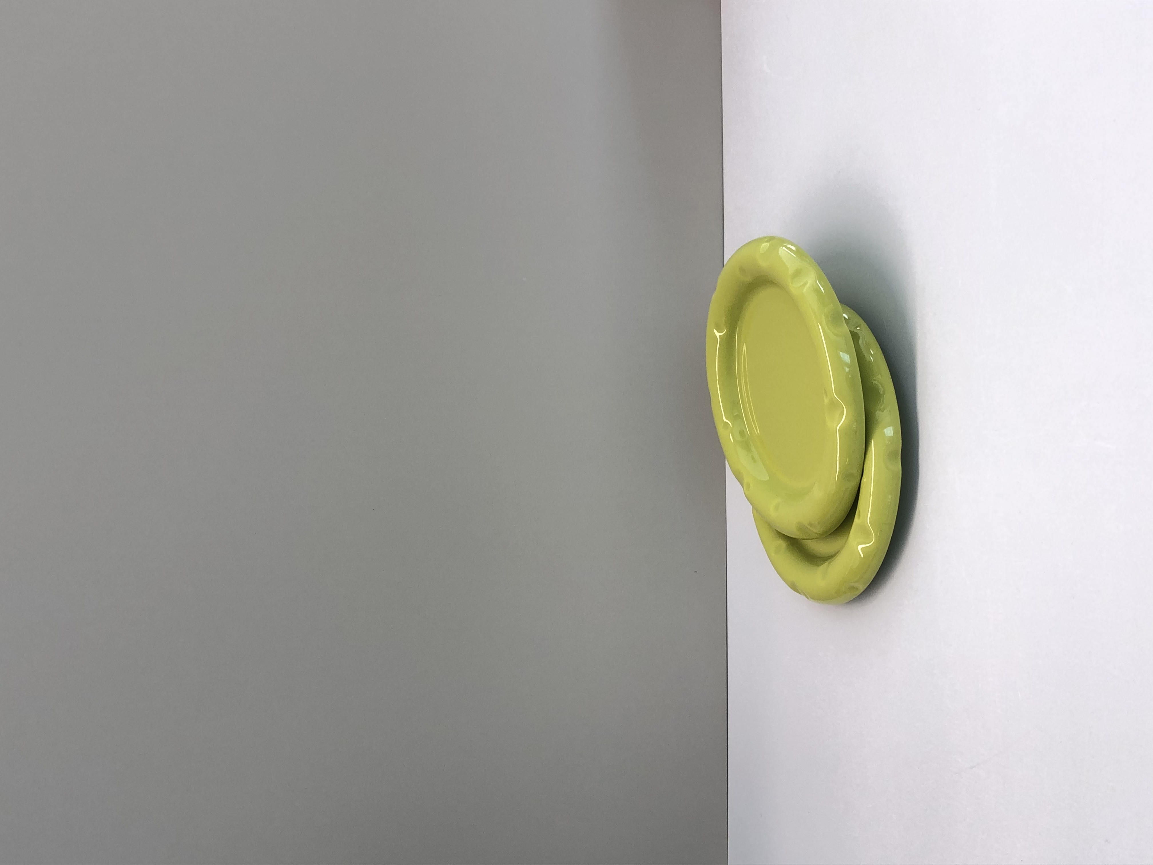 奶酪陶瓷宠物碗亮面绿5