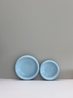 柔色陶瓷宠物盘亮面蓝7