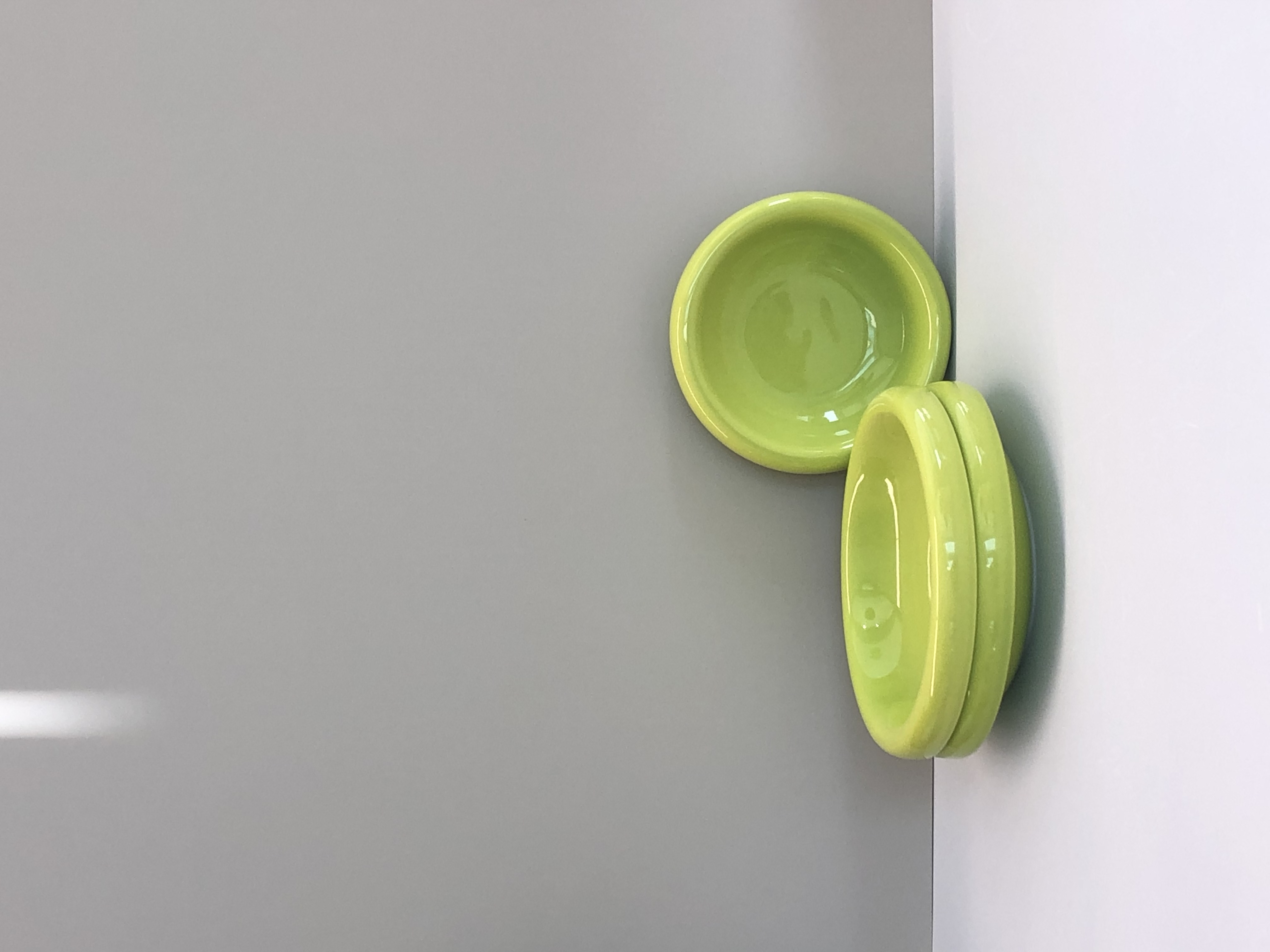 柔色陶瓷宠物盘亮面绿7