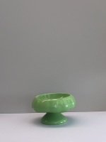 瓷光柔润陶瓷宠物碗亮面绿4