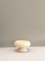 瓷光柔润陶瓷宠物碗哑光黄4