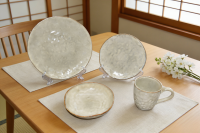 炻瓷大理石纹深灰套件-2