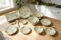 新骨瓷-强化土樱花枝浅青色套件1