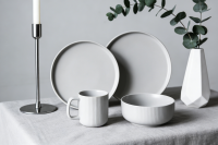 炻瓷直棱纹哑光浅米白四件套-2