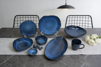 炻瓷窑变深海蓝套件1