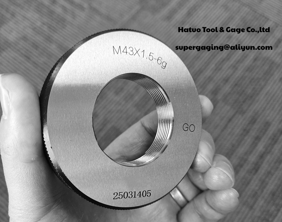Iso 1502 Thread Plug M43×1.5-6g Precision ISO Metric Thread Ring Gauges ISO 1502:1996 ...