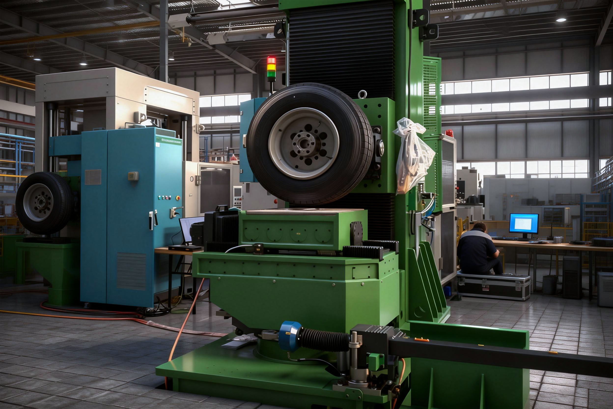 PCR Tire Stiffness Test System-Tianjin Jiurong Industry Tech Co., Ltd.