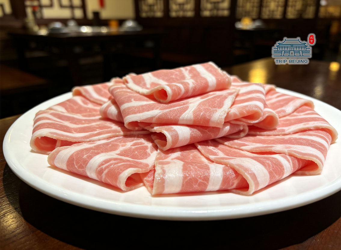 手切鲜羊肉盘