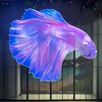 3D映射粒子投光玻璃