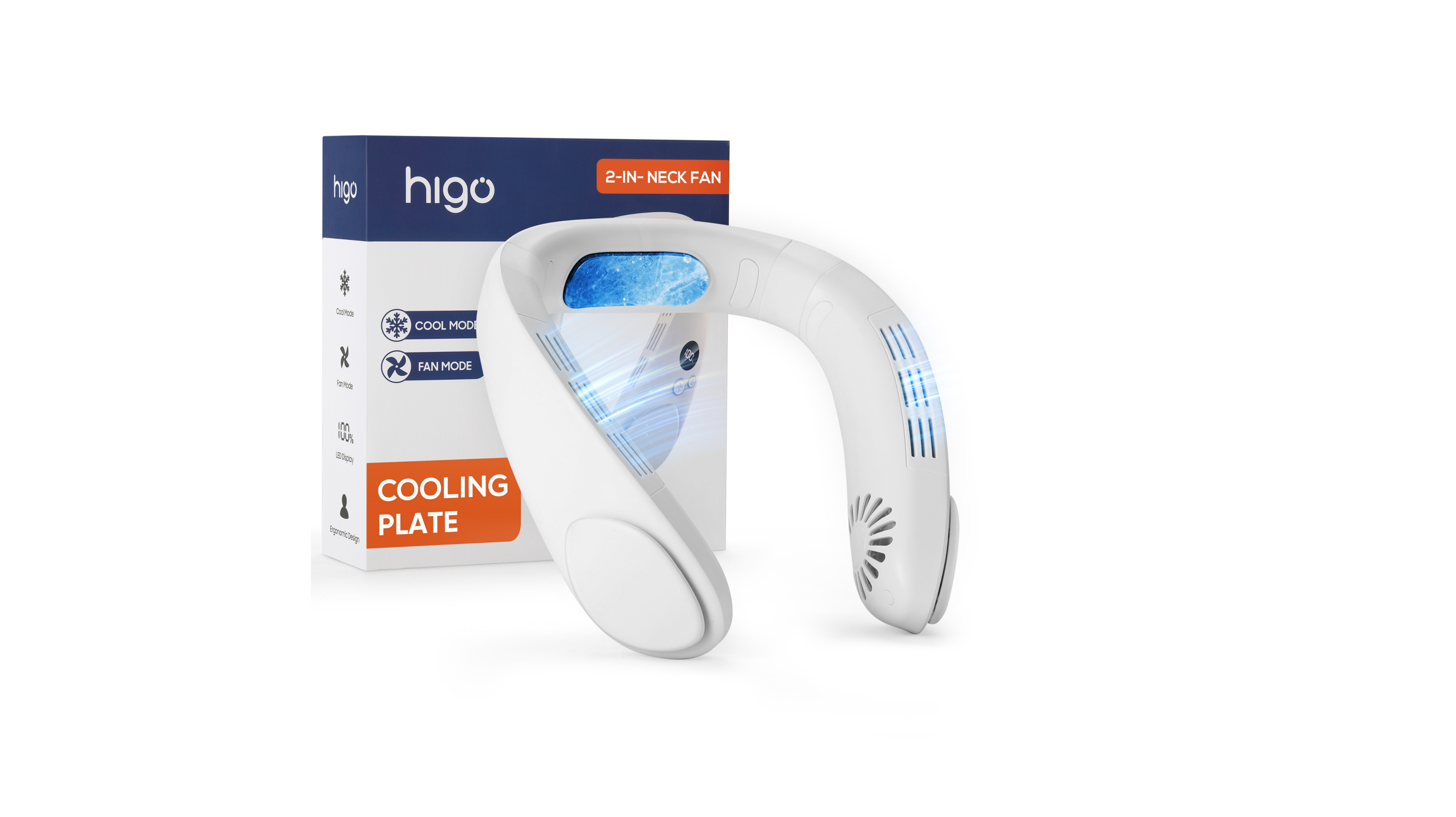 2-in-1 Cooling Neck Fan