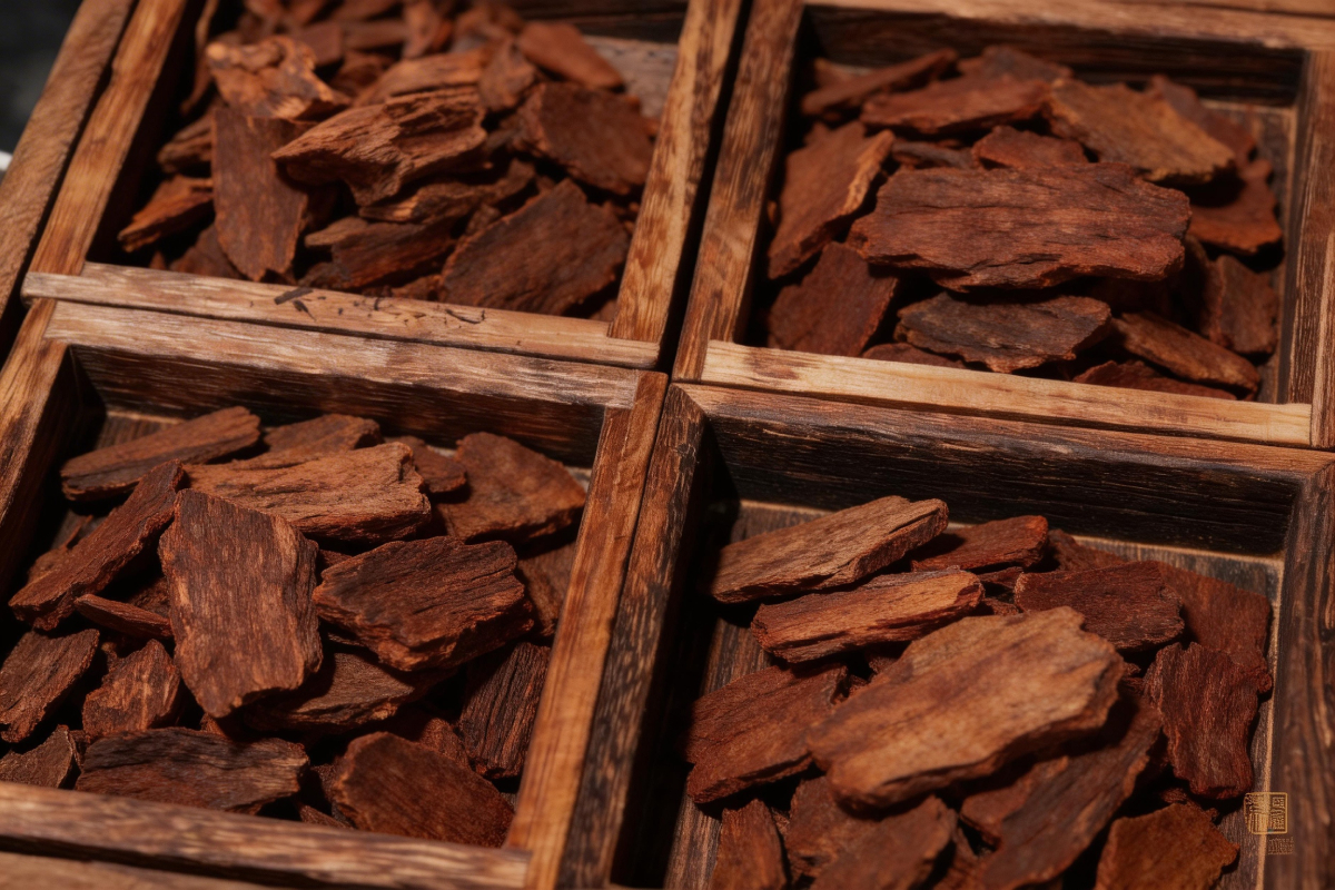 Premium natural Agarwood and Sandalwood for traditional incense making