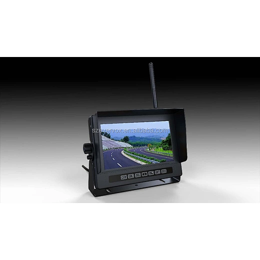 7inchTFTLCDwidescreenIP68waterproofwirelessmonitorwith4videoinput-图片5