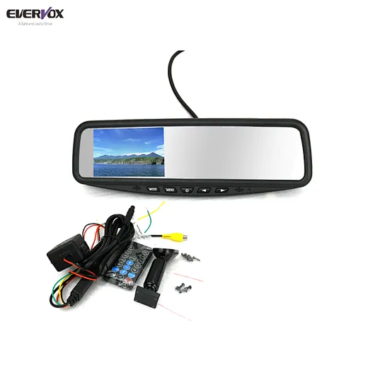 4.3inchRearviewmirrormonitorforspecialvehiclescarbustruck-图片2