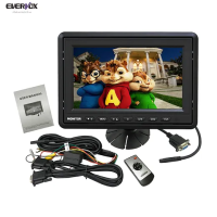 7inchtouchscreenmonitorwithavinputandvgainputwithheadrestframeandstandoptional-图片3