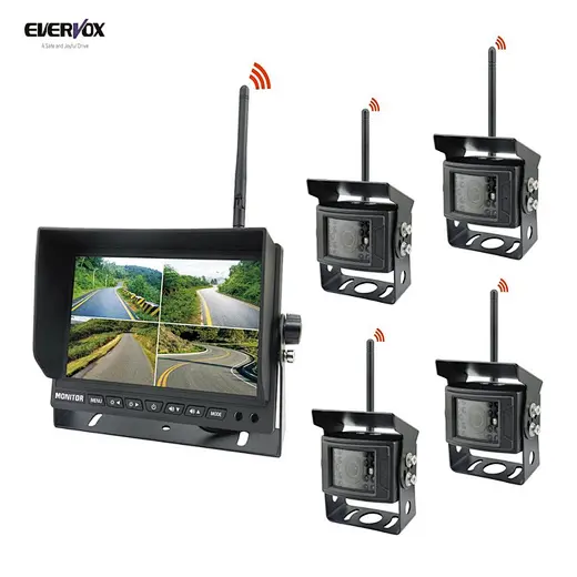 7inchcarrearviewmonitorwithfourwirelessdigitalcamera-图片3