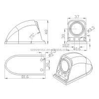 UniversalSafeCarWaterproofIP68TruckBusHeavyDutyVehiclesRearViewCamera-图片3