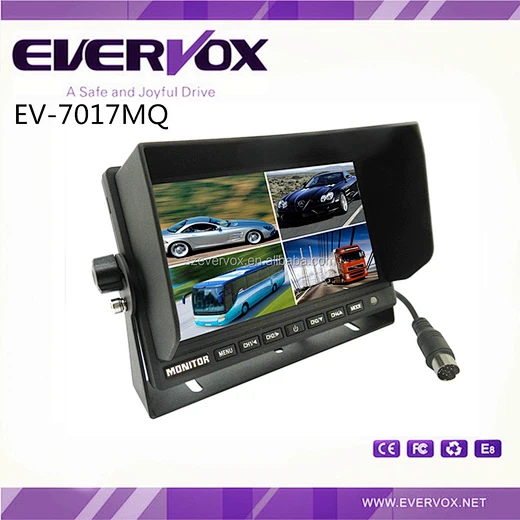 7''carmonitorQuadVehicleReversingTFT-LCDMonitorforbustrucklorryvan-图片01