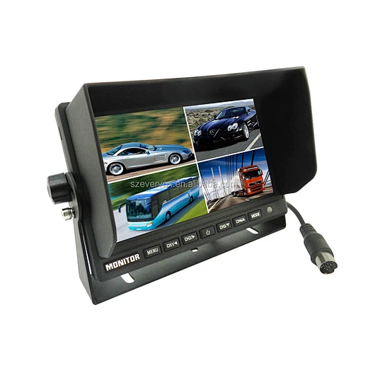7''carmonitorQuadVehicleReversingTFT-LCDMonitorforbustrucklorryvan-图片03