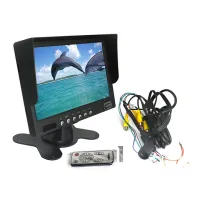 7SplitScreen4ChannelTFTLCDColorScreenCarMonitorWithUShapedBracket-图像03