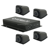 AHD2G4GMobileDVR4CHrearviewmirrormonitorcarsurveillancecamerafortrucktrailerlorrytractor-图片2