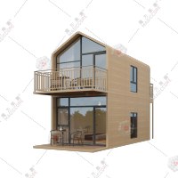 怡然居-双层单体模型图-外楼梯5-1