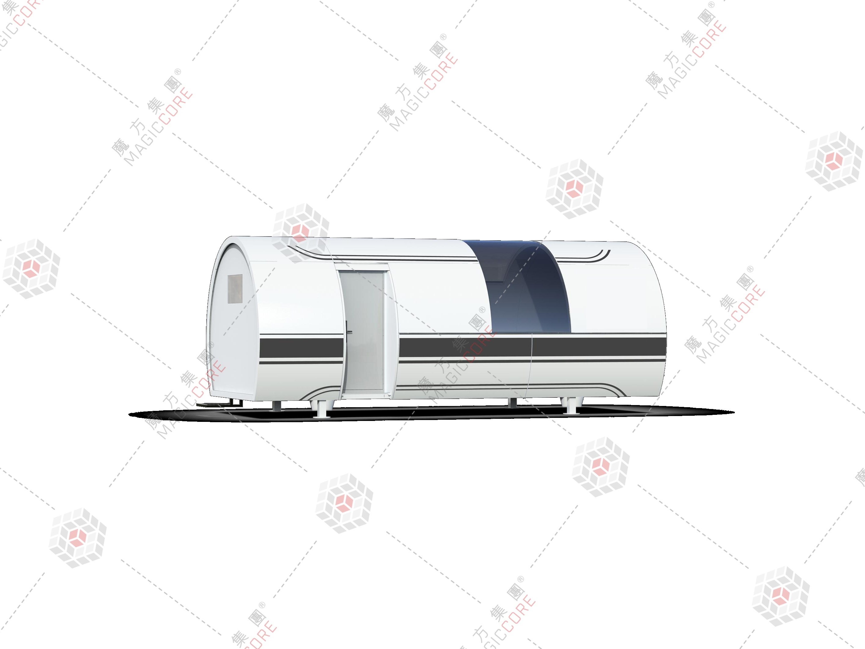 胶囊舱H7-单体模型图-1