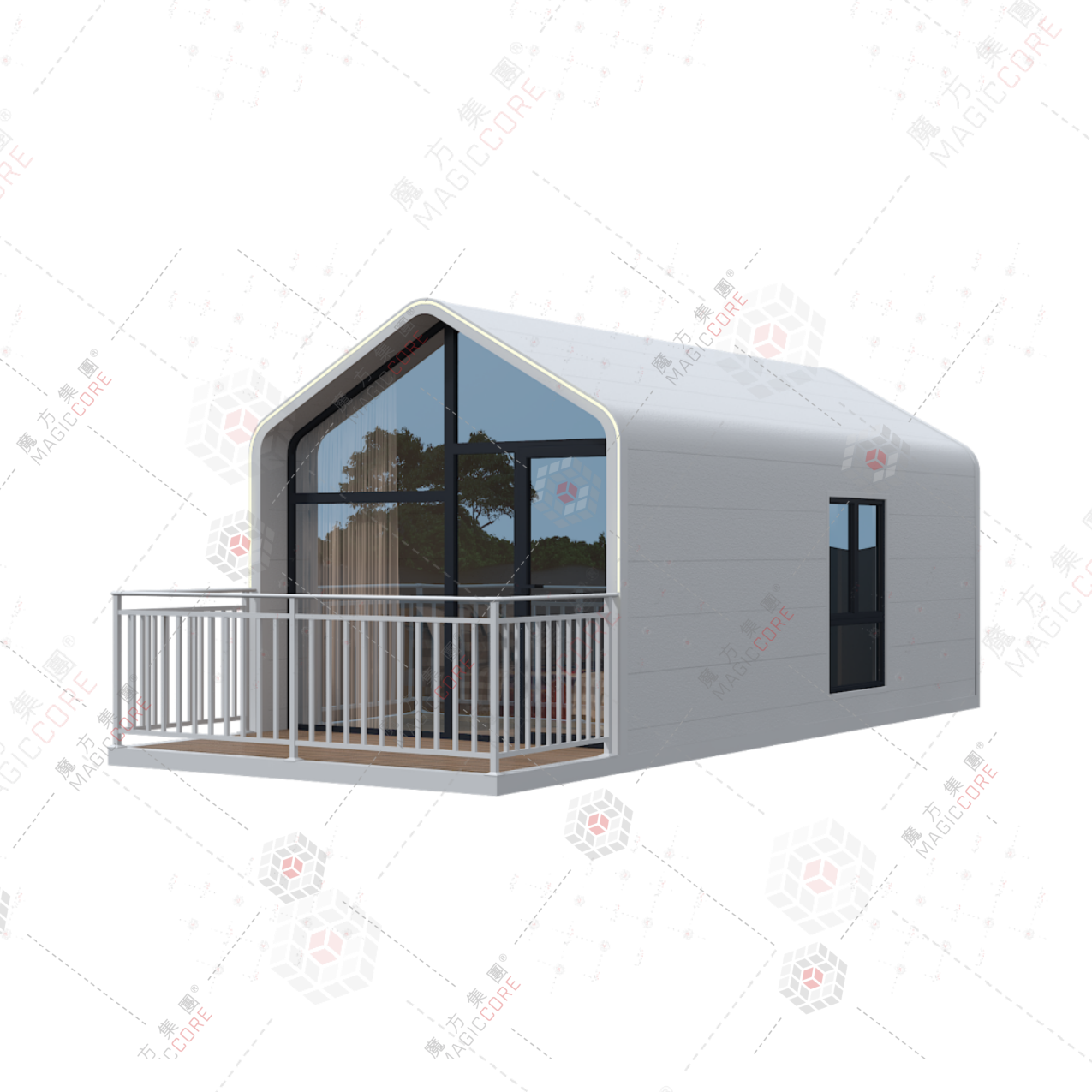 怡然居-怡乐-白色款单体模型图03-1