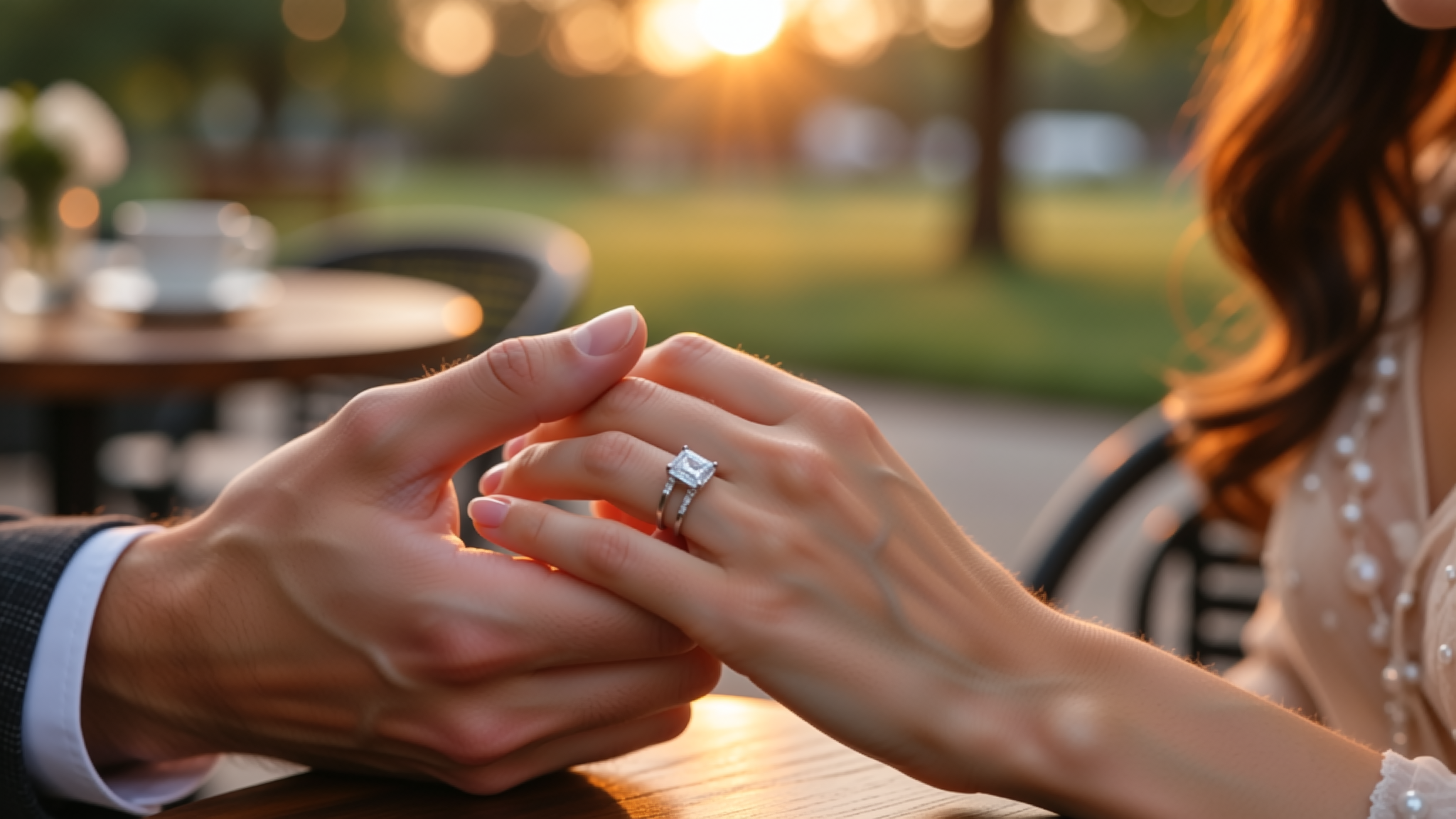 婚戒圈口测量时机示意图