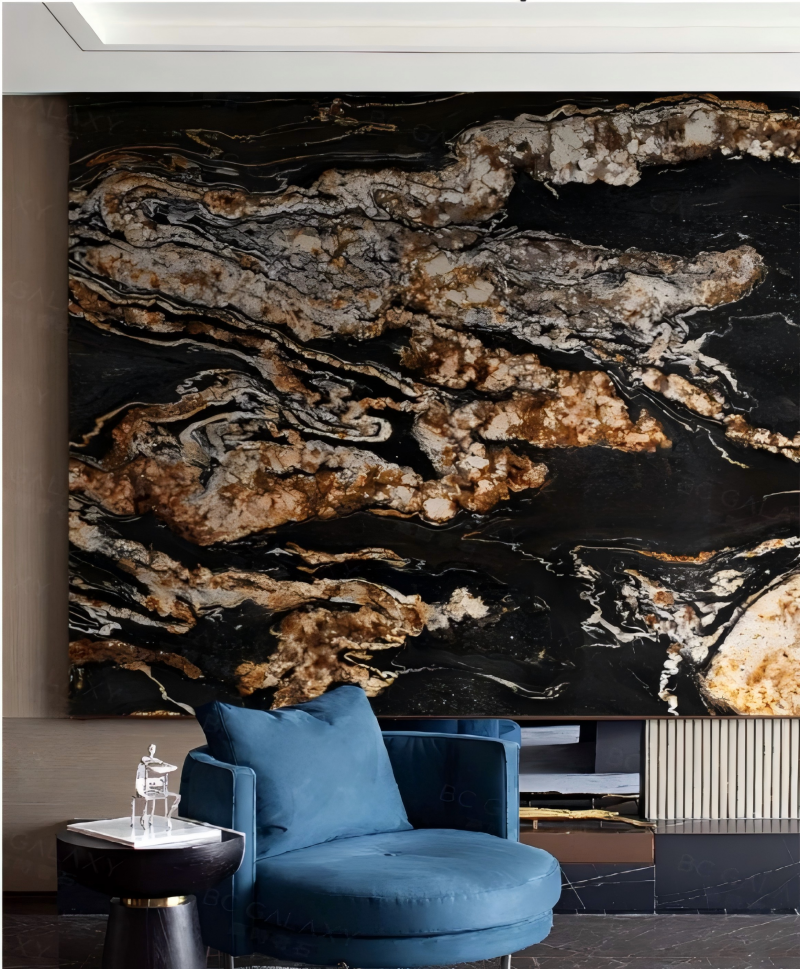黑色、棕色大理石-1