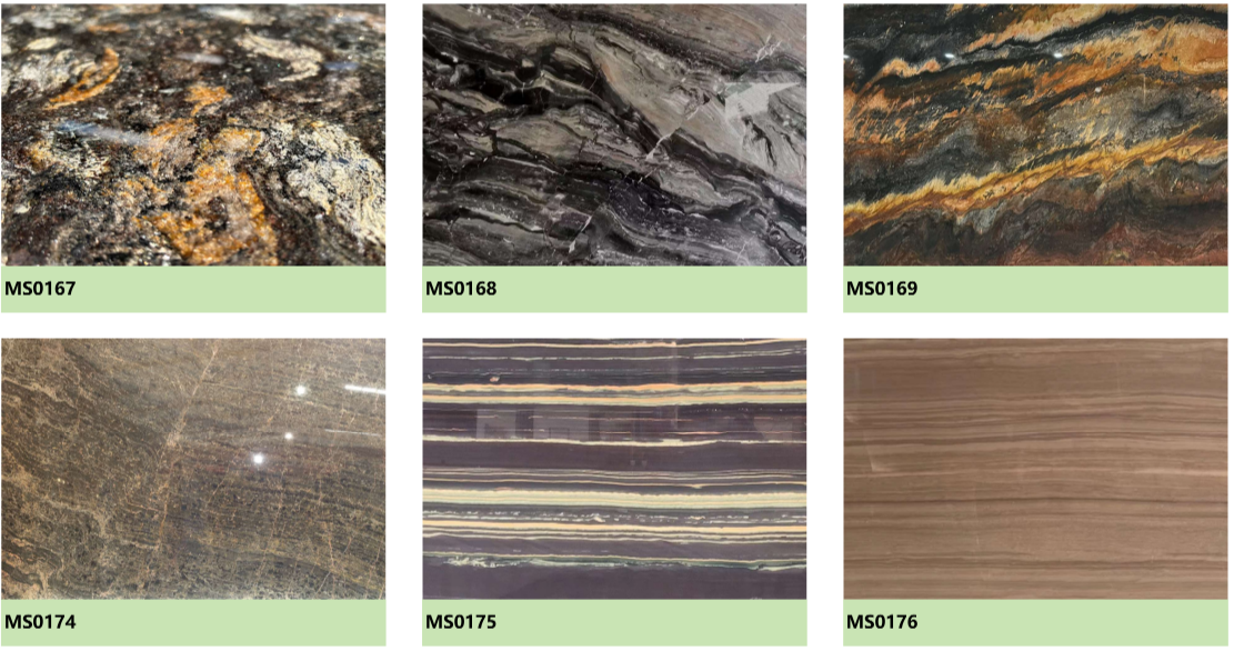 黑色、棕色大理石-4