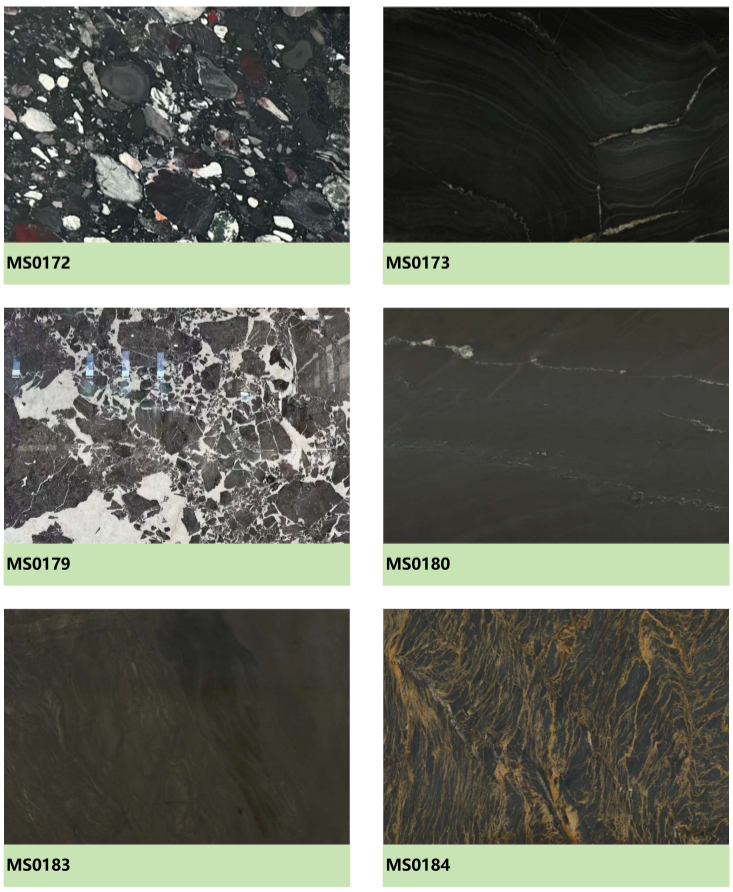 黑色、棕色大理石-6