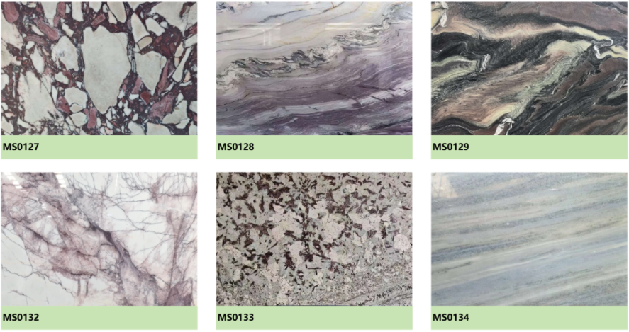 红色、紫色、蓝色大理石-3