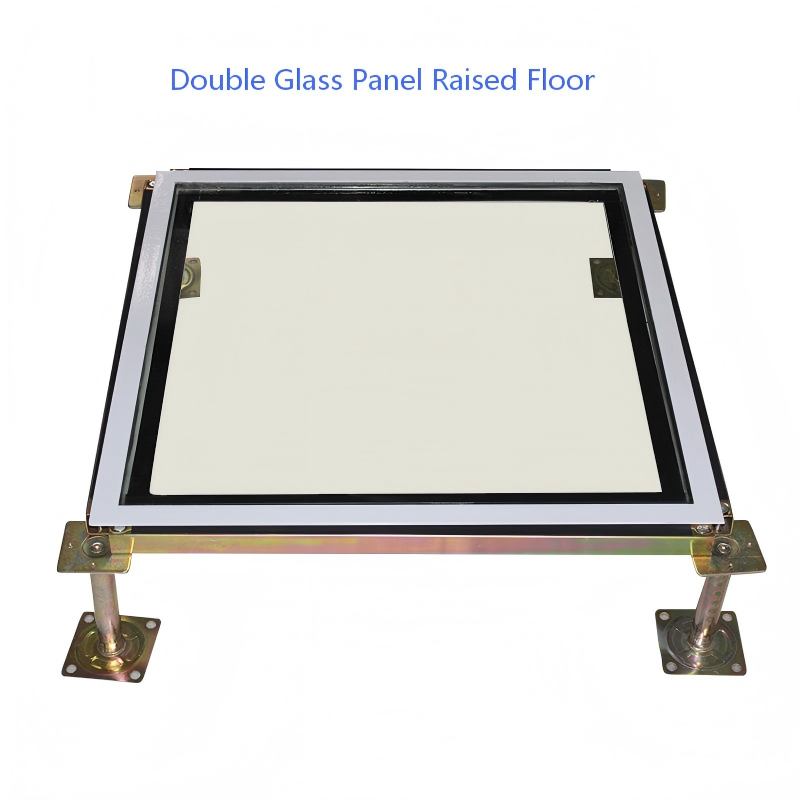 玻璃地板单-双-DoubleGlassPanelRaisedFloor-1
