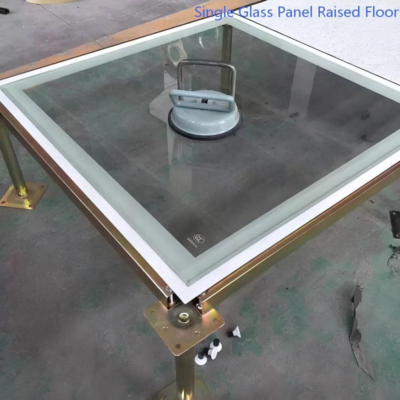 玻璃地板单-双-SingleGlassPanelRaisedFloor-1
