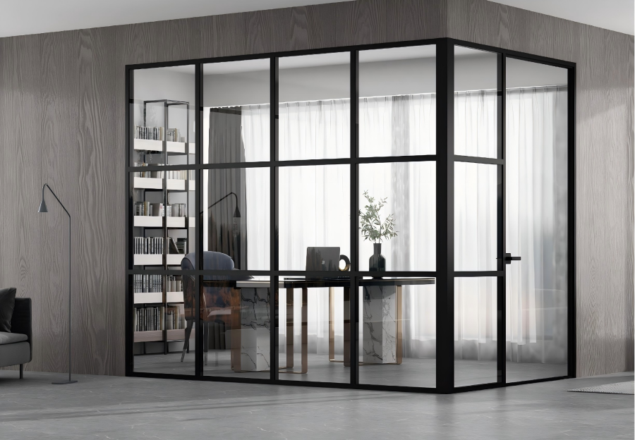 NarrowFixedPartition-FlatDoorSwingDoorSeries-1-1