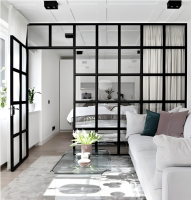 NarrowFixedPartition-FlatDoorSwingDoorSeries-2-1