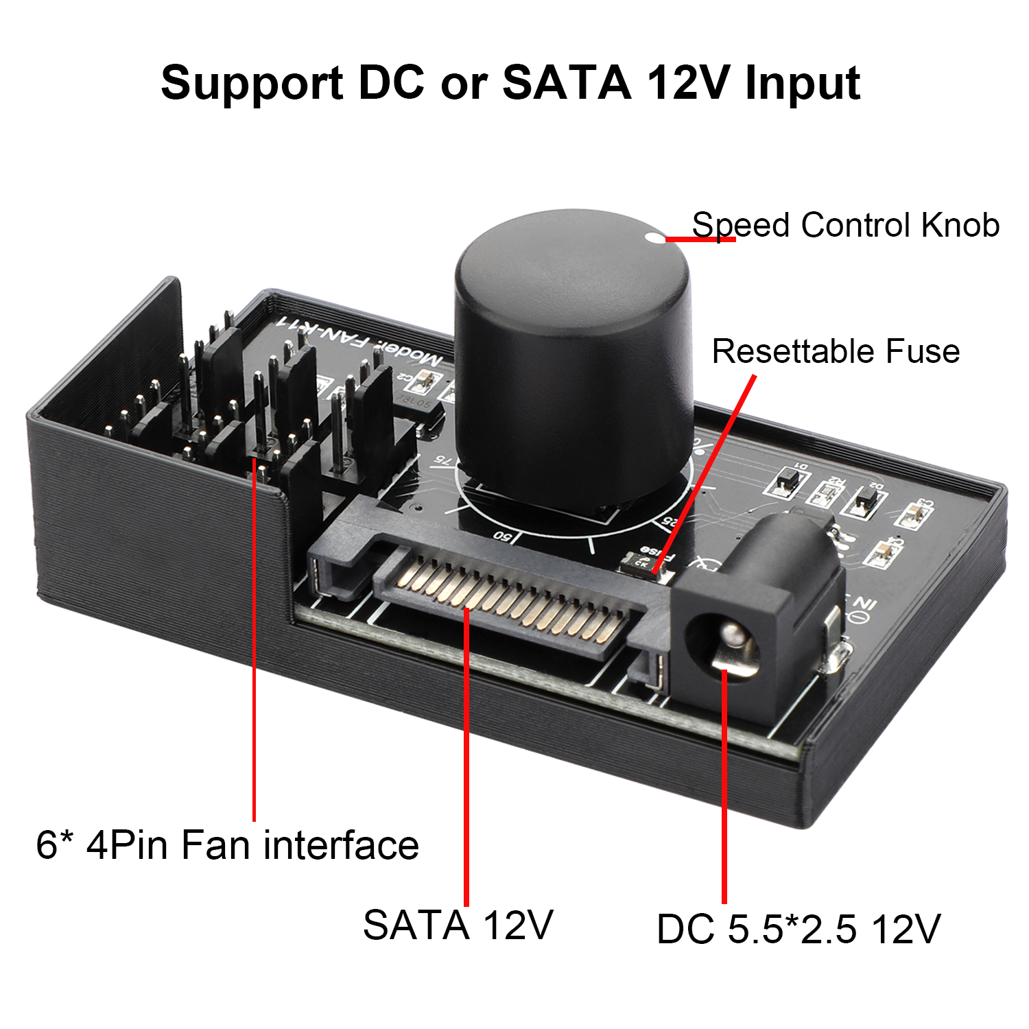 风扇调速器1拖6O标PC042-2