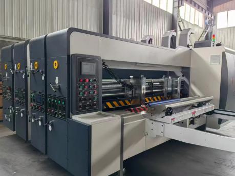 This high-speed automatic flexo printing and slotting machine delivers multi-color, high-precision water-based printing with easy PLC touchscreen operation, fast order changeovers, and reliable performance for efficient corrugated box production