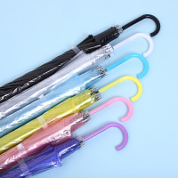 customClearTransparentRainUmbrellaParasolPVC