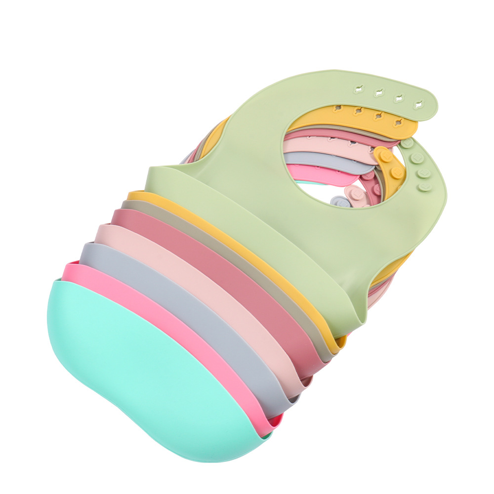 customUnisexWaterproofSiliconeBabyBibs