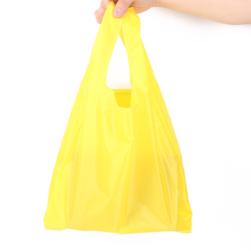 custom190TPolyesterFoldingShoppingToteBag