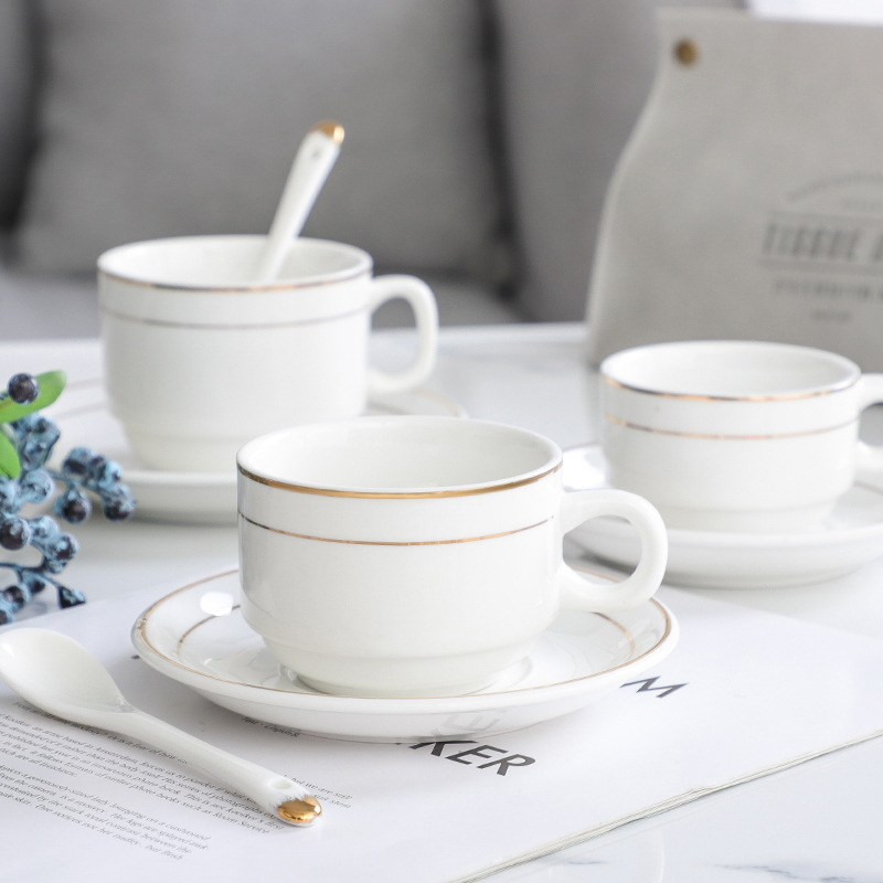 GoldEdgeCoffeeCupsSet