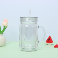 MasonJarswithStraw